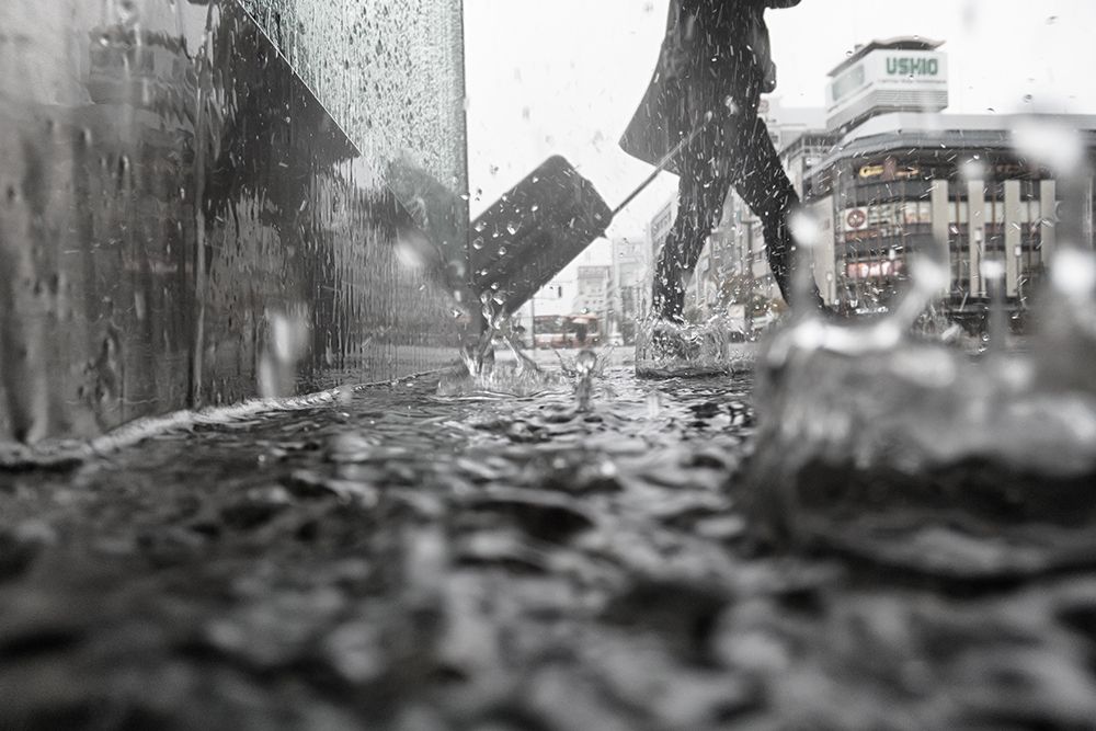 Departure on a rainy day art print by Kumiko Nakata for $57.95 CAD