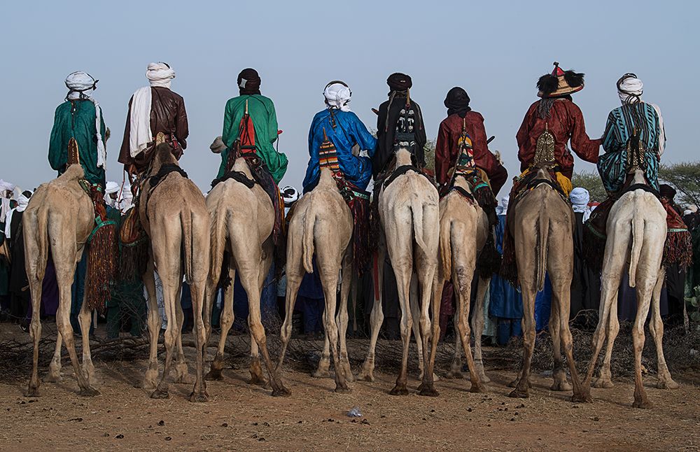 Watching The Gerewol Festival From The Camels - Niger art print by Joxe Inazio Kuesta for $57.95 CAD