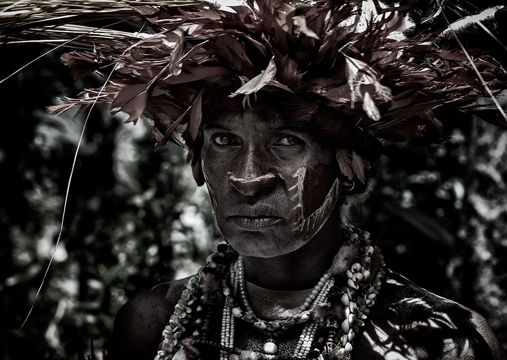Woman In The Sing-Sing Festival Of Mt Hagen - Papua New Guinea art print by Joxe Inazio Kuesta for $57.95 CAD