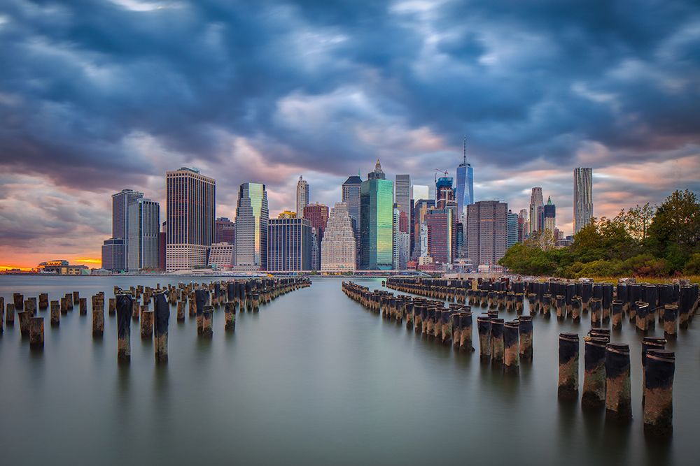 Manhattan art print by Michael Zheng for $57.95 CAD