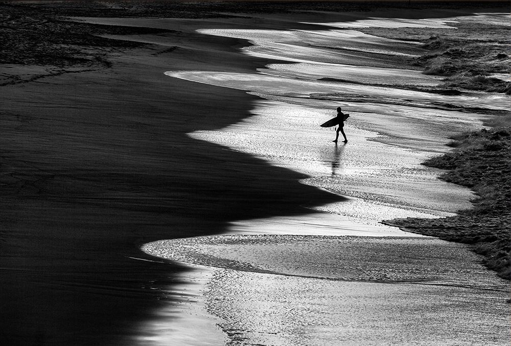 Lonely Surfer 2 art print by Jois Domont for $57.95 CAD