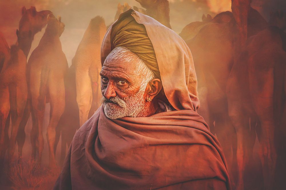Old Rajasthani Man art print by Svetlin Yosifov for $57.95 CAD