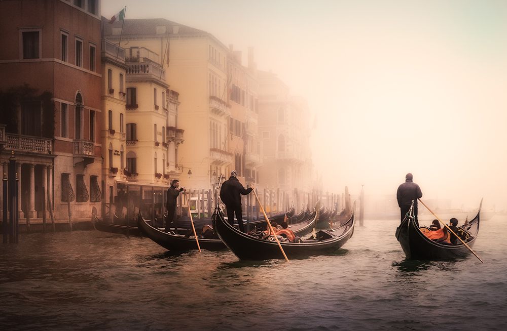 Foggy Venice art print by Ute Scherhag for $57.95 CAD
