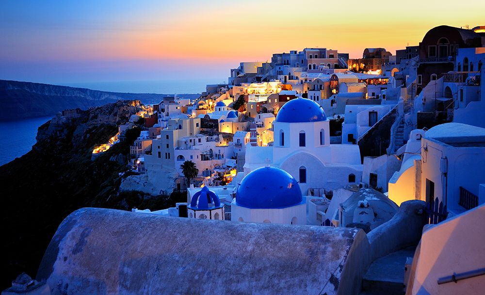 Santorini Island-Greece art print by Martin Froyda for $57.95 CAD