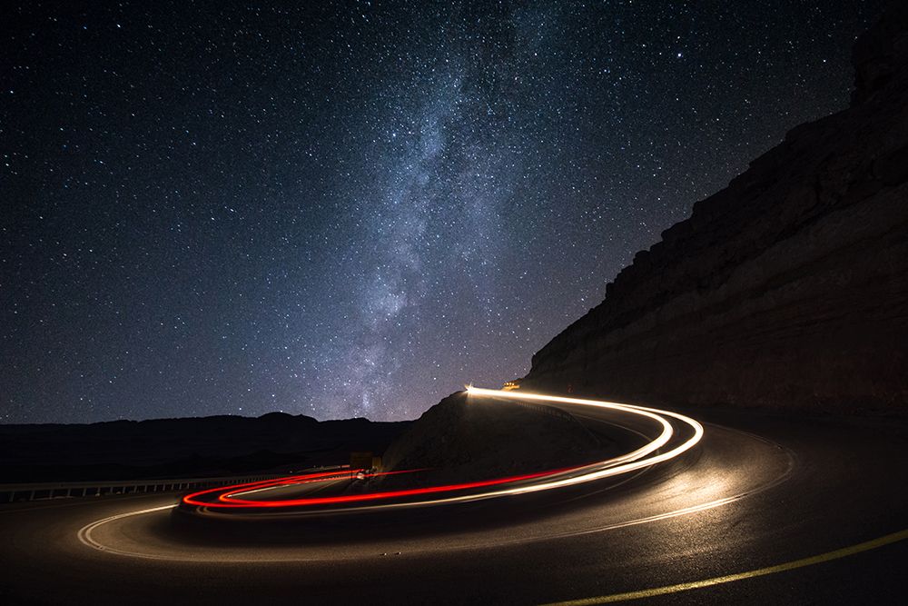 Milky Way Over Mitzpe Ramon art print by Erez Vansover for $57.95 CAD