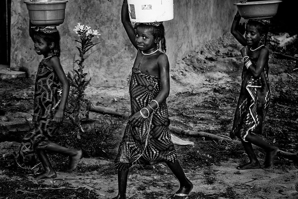 Back Home With The Water - Benin art print by Joxe Inazio Kuesta for $57.95 CAD