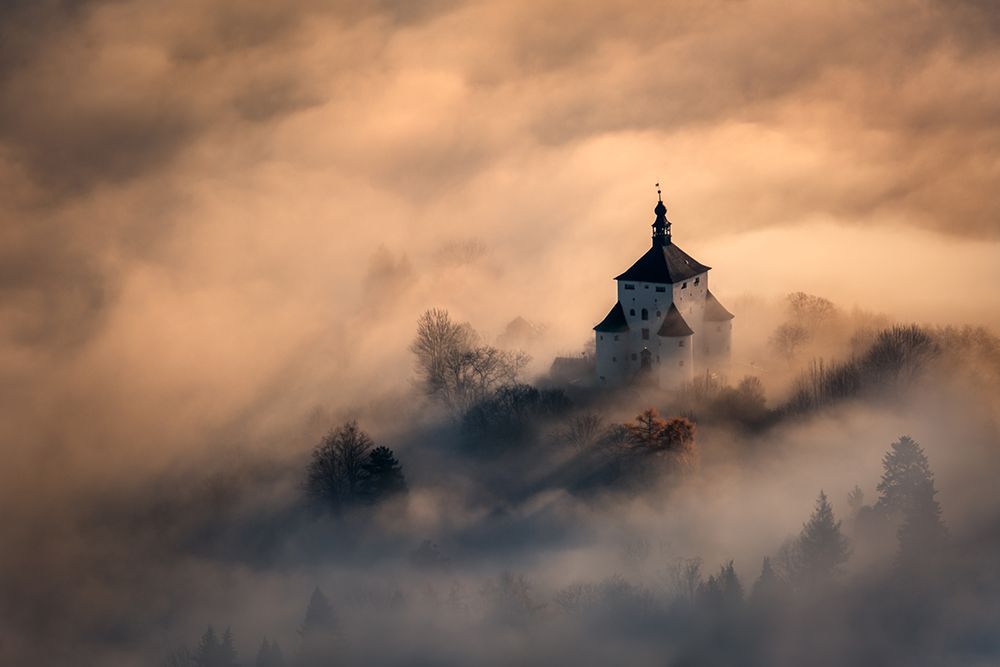 Castle In Fire art print by Peter Kovacik for $57.95 CAD