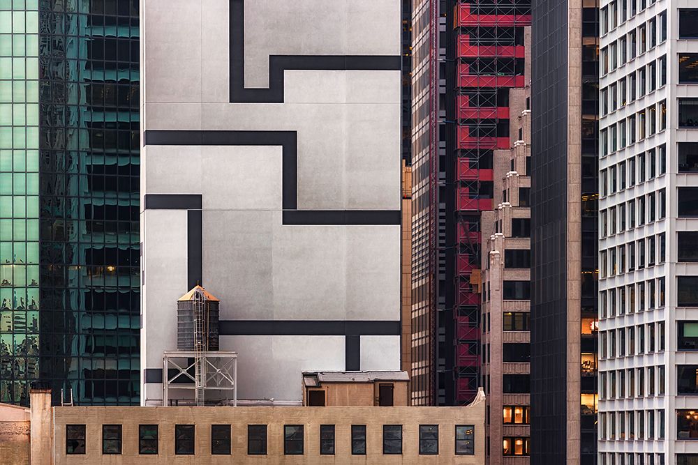 Geometric City Facades art print by Juan Garcia Garcia for $57.95 CAD