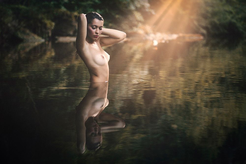 Sensuality in water art print by Alessandro Gauci for $57.95 CAD