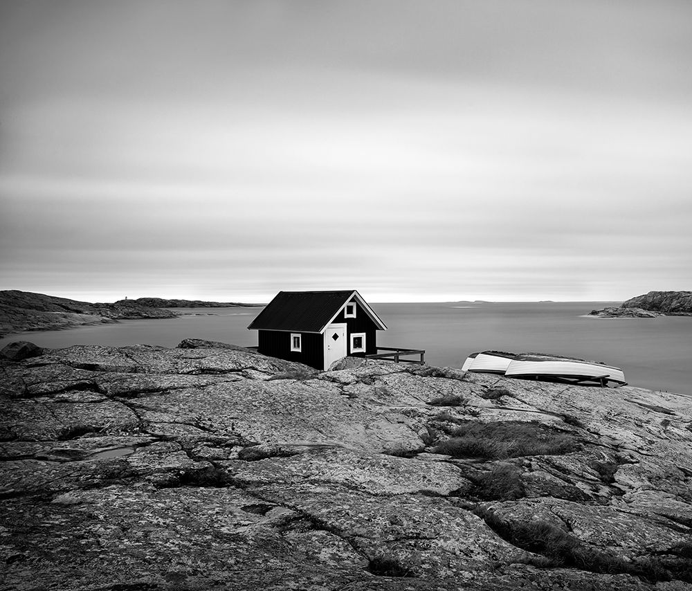 Coastal house art print by Christian Lindsten for $57.95 CAD