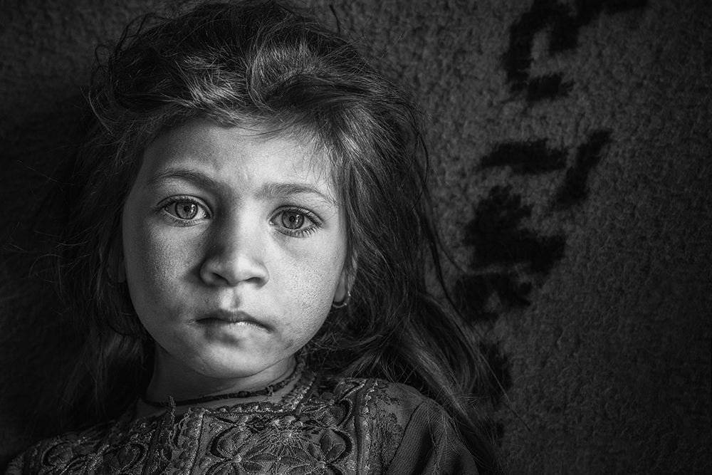 Innocent eyes  ll art print by Mohammad Shefaa for $57.95 CAD