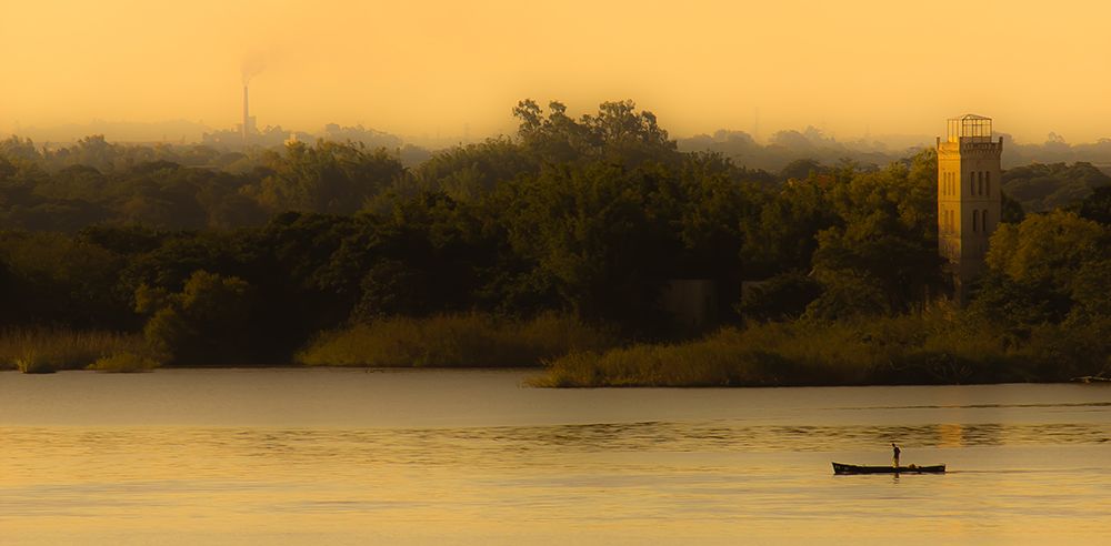 Fishing At Sunset art print by Lisandro Trarbach for $57.95 CAD