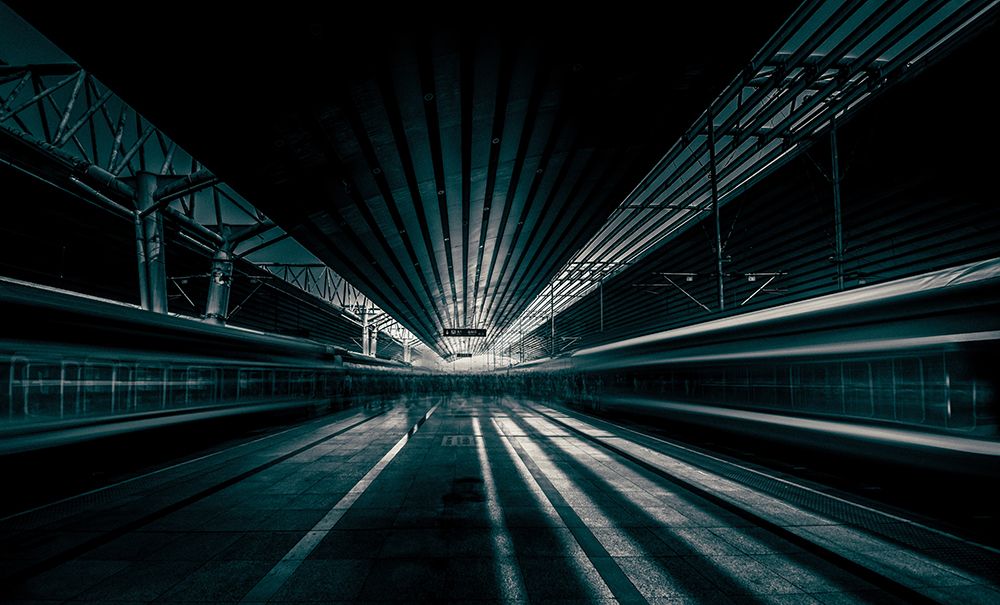 Platform Beijing art print by Baidongyun for $57.95 CAD
