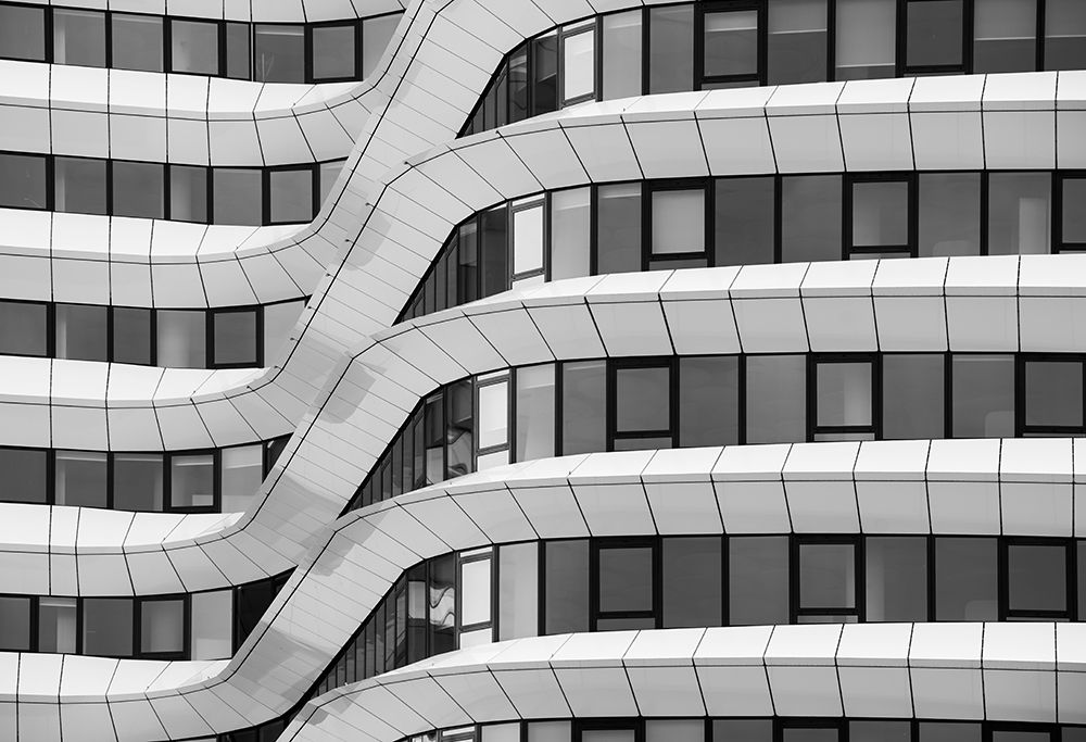 Wavy Facade art print by Greetje Van Son for $57.95 CAD