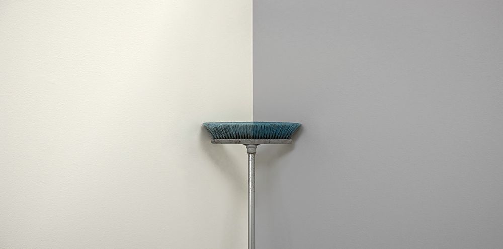 blue brush art print by Gilbert Claes for $57.95 CAD