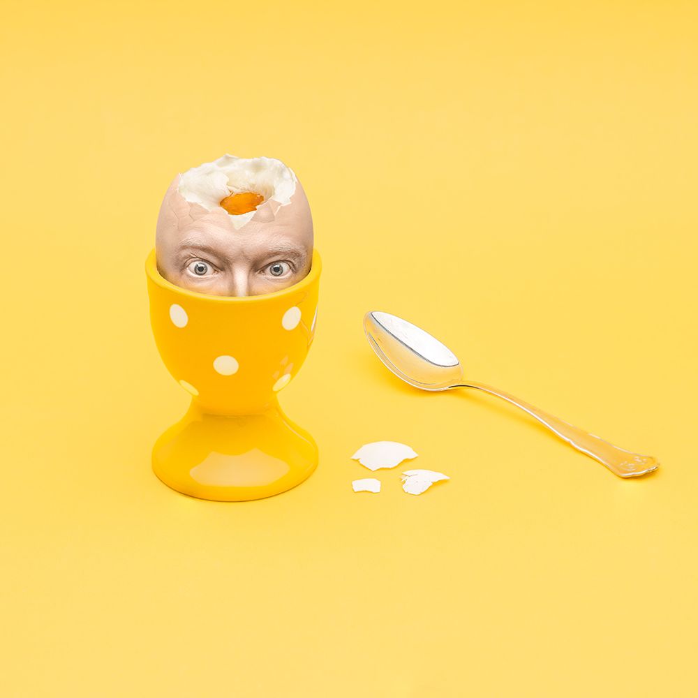Egghead art print by Petri Damsten for $57.95 CAD