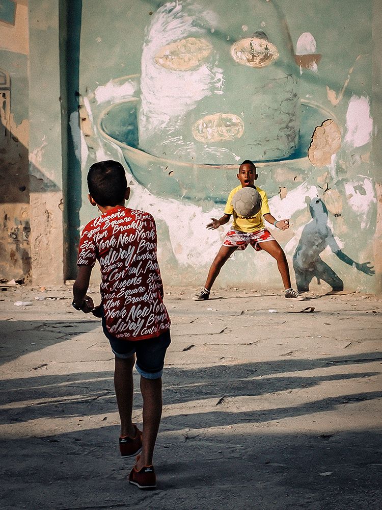 Futbol art print by Andreas Bauer for $57.95 CAD