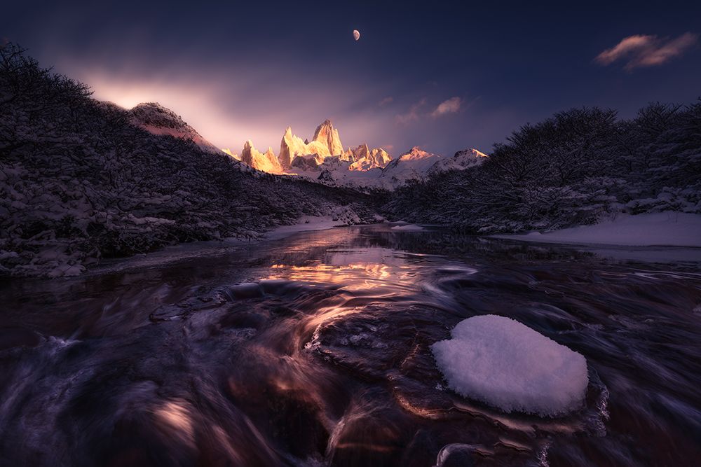 Under the moon art print by Simon Roppel for $57.95 CAD
