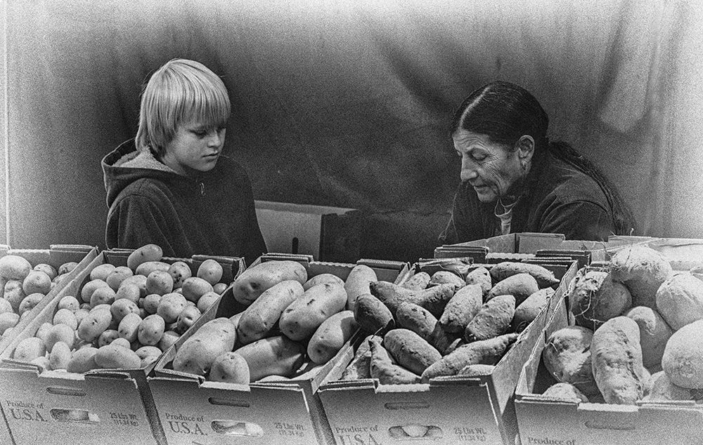 The Art Of Selling Potatos art print by Dan Henrichs for $57.95 CAD