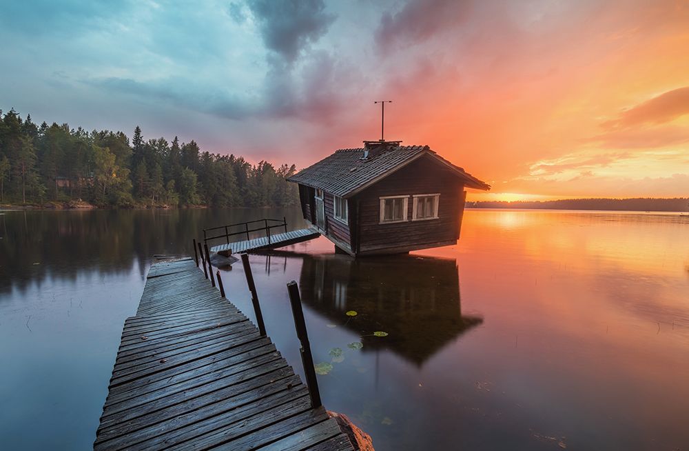 The Inclined Sauna art print by Richard Beresford Harris for $57.95 CAD