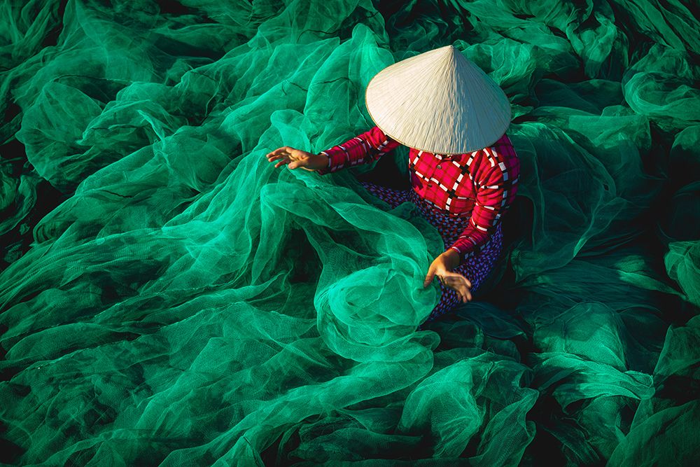 The Fishing Net art print by Patrick Foto for $57.95 CAD