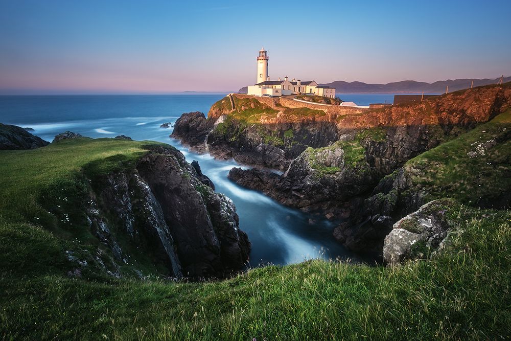 Ireland - Fanad Head Lighthouse art print by Jean Claude Castor for $57.95 CAD