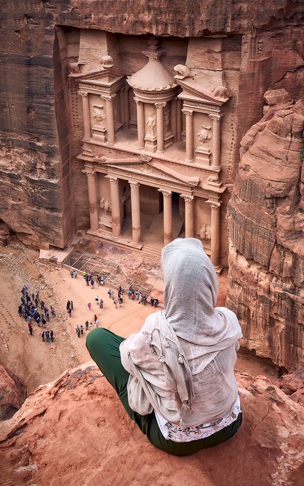 Loving Petra - Jordan art print by Jesus M. Garcia for $57.95 CAD