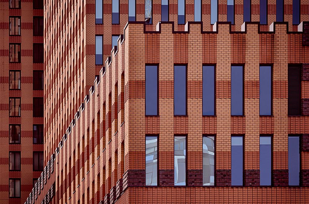 Notched facade art print by Greetje van Son for $57.95 CAD