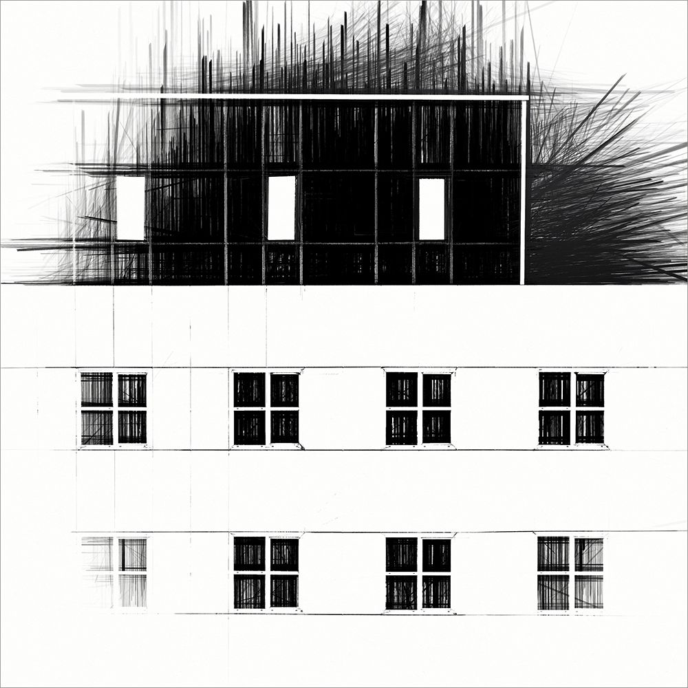 white vs black art print by Gilbert Claes for $57.95 CAD