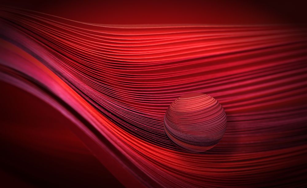 Red art print by Jutta Kerber for $57.95 CAD