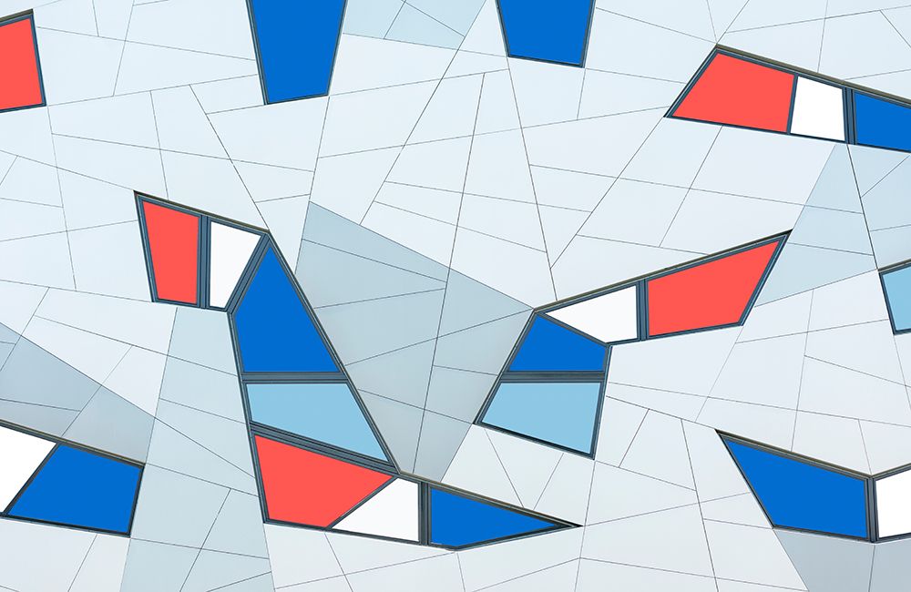 Game Of Lines And Shapes art print by Greetje Van Son for $57.95 CAD