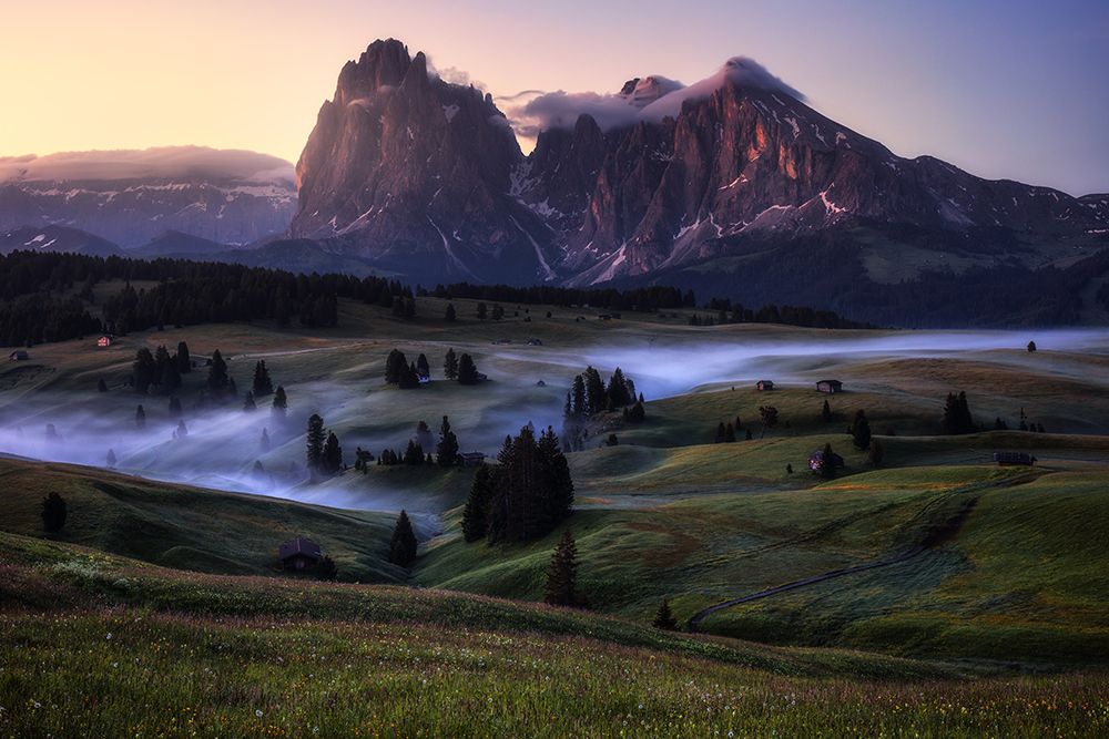 An Alpine Morning art print by Daniel Gastager for $57.95 CAD