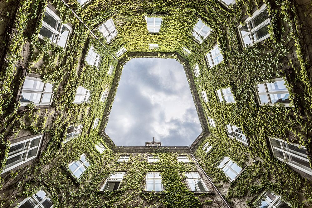 Vienna Courtyard art print by Lorenza Cancian for $57.95 CAD