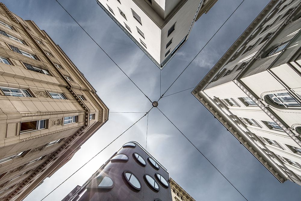 Where Streets Meet The Sky art print by Lorenza Cancian for $57.95 CAD