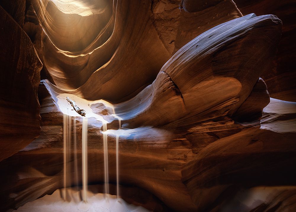 Antelope Waterfall art print by Juan Pablo De for $57.95 CAD