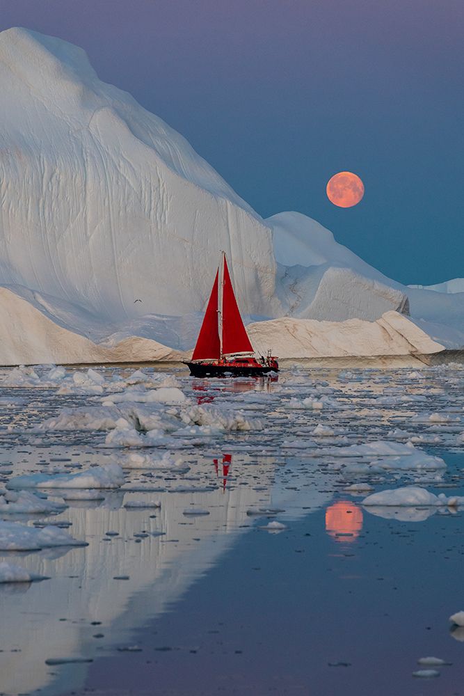 Greenland Night art print by Marc Pelissier for $57.95 CAD