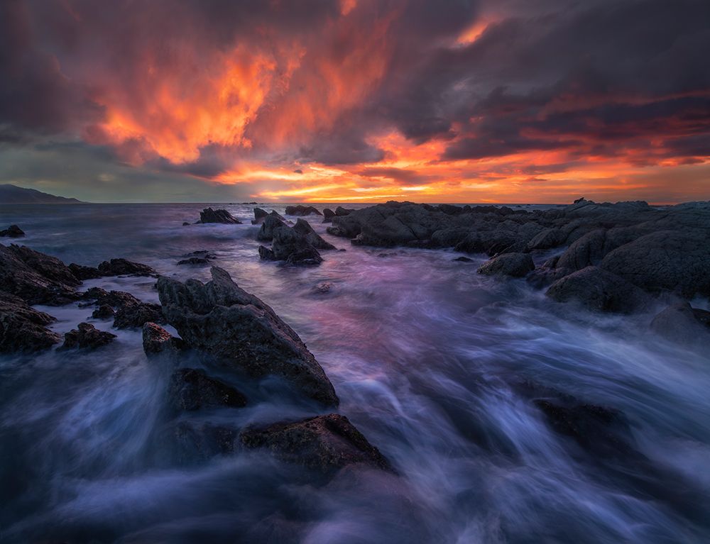 Burning Sky art print by Yan Zhang for $57.95 CAD