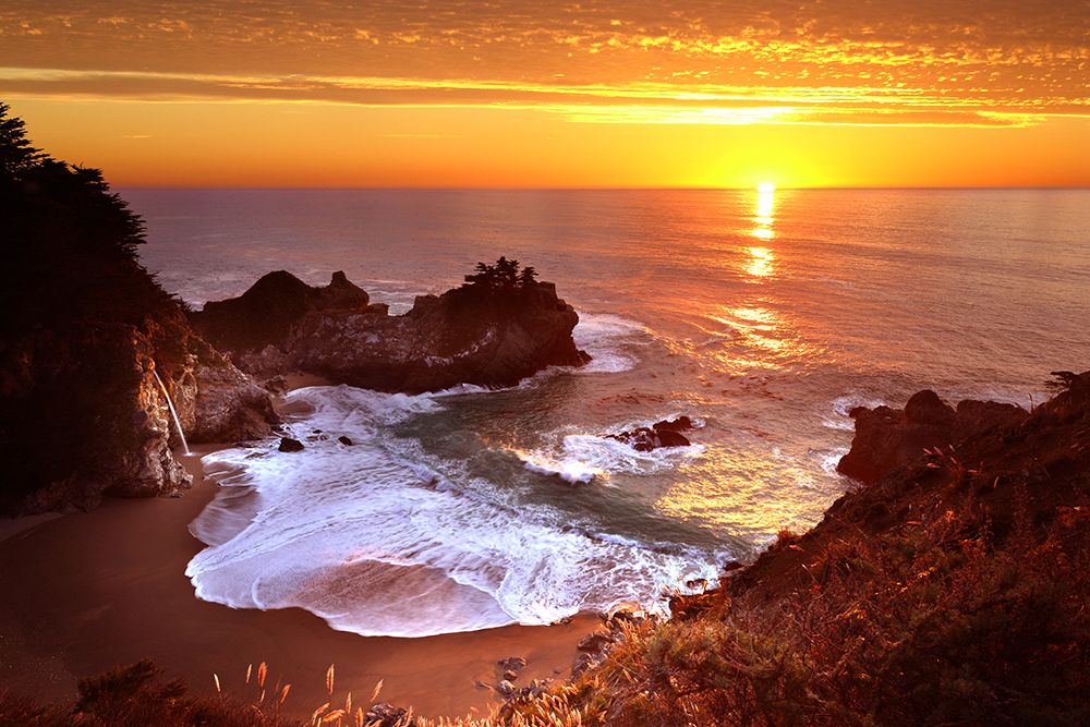 Mcway Falls At Sunset art print by Surjanto Suradji for $57.95 CAD