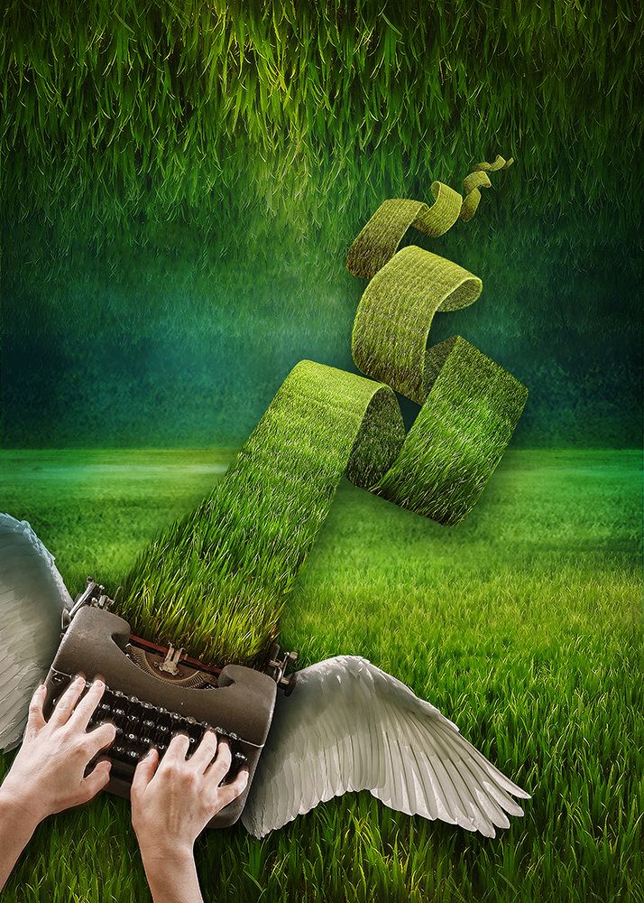 Green... art print by Lucyna Lazarska for $57.95 CAD