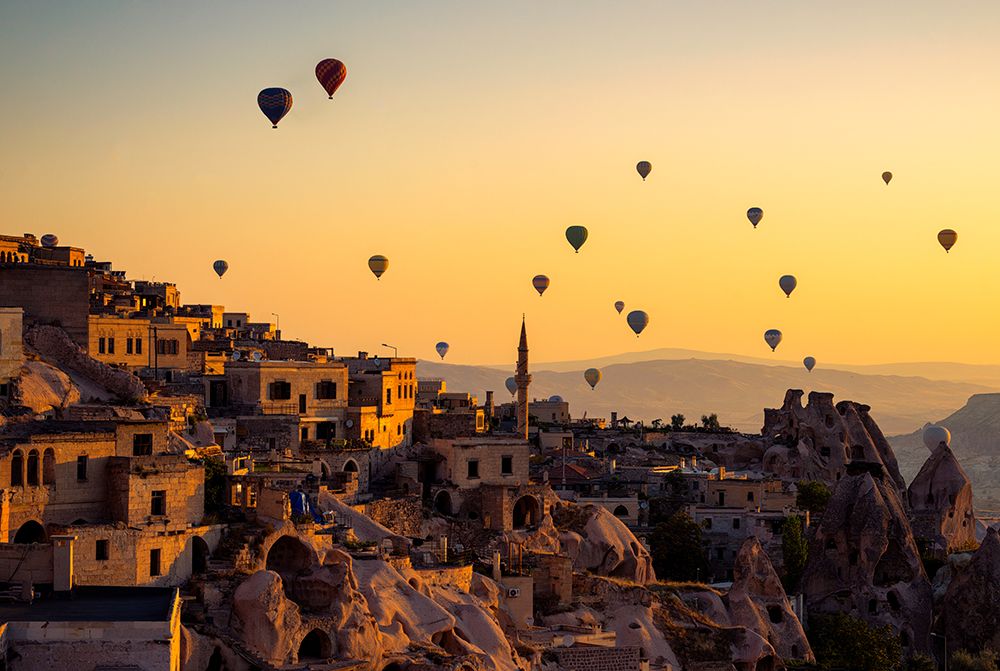 Sunrise Over Cappadocia art print by Yavuz Pancareken for $57.95 CAD