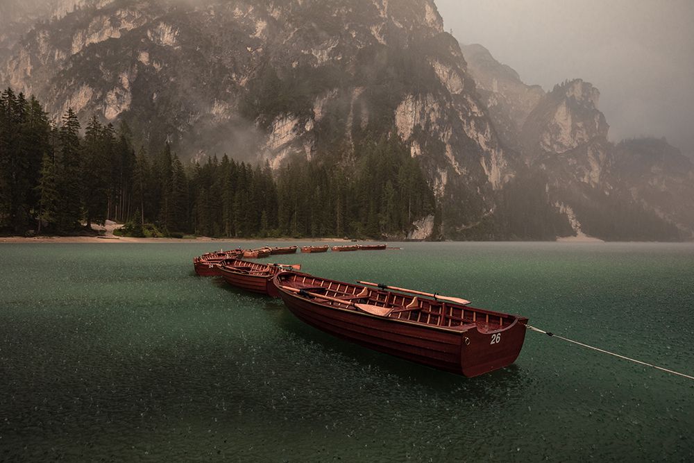 Storm On Braies art print by Marco Tagliarino for $57.95 CAD