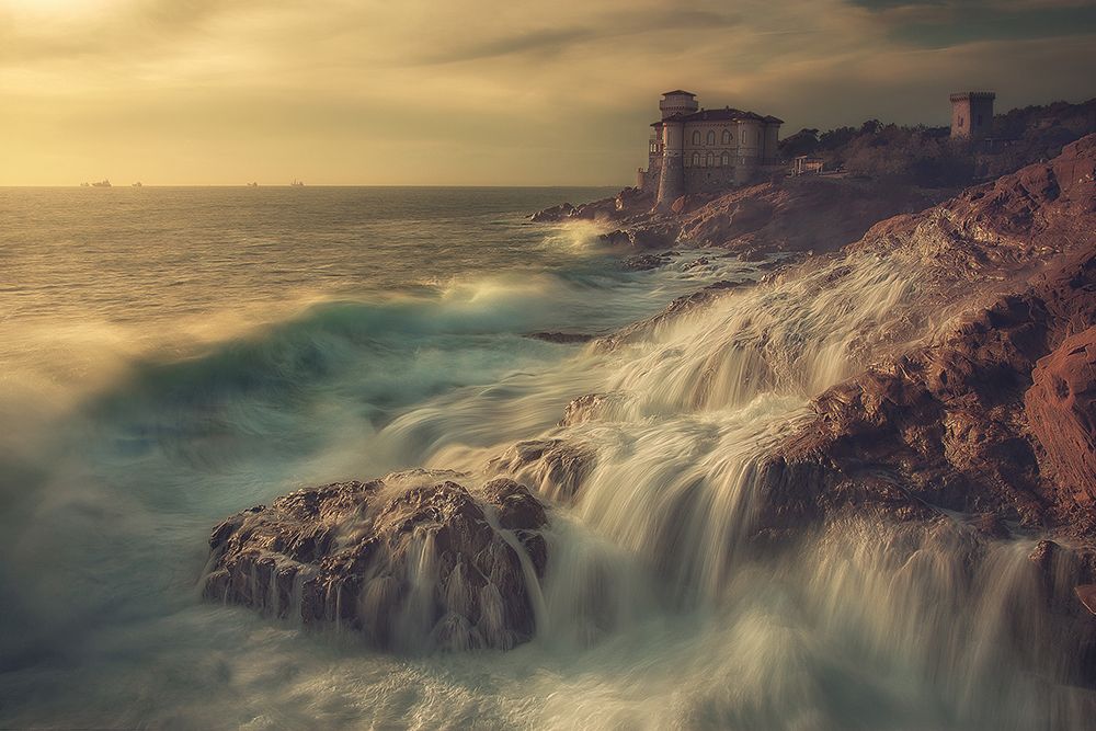GOLDEN STORM art print by Paolo Lazzarotti for $57.95 CAD