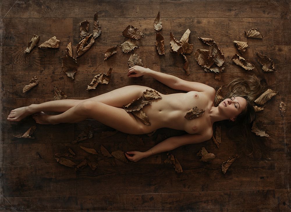 Autumn Serenity Nude art print by Gene Oryx for $57.95 CAD