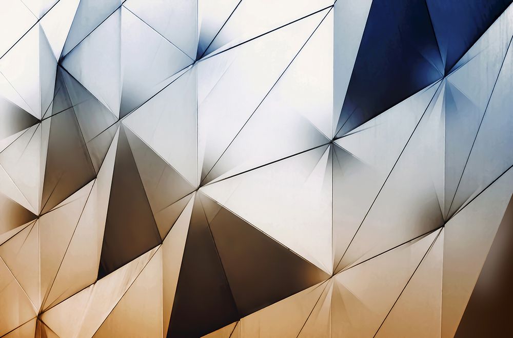 triangles art art print by Henk van Maastricht for $57.95 CAD
