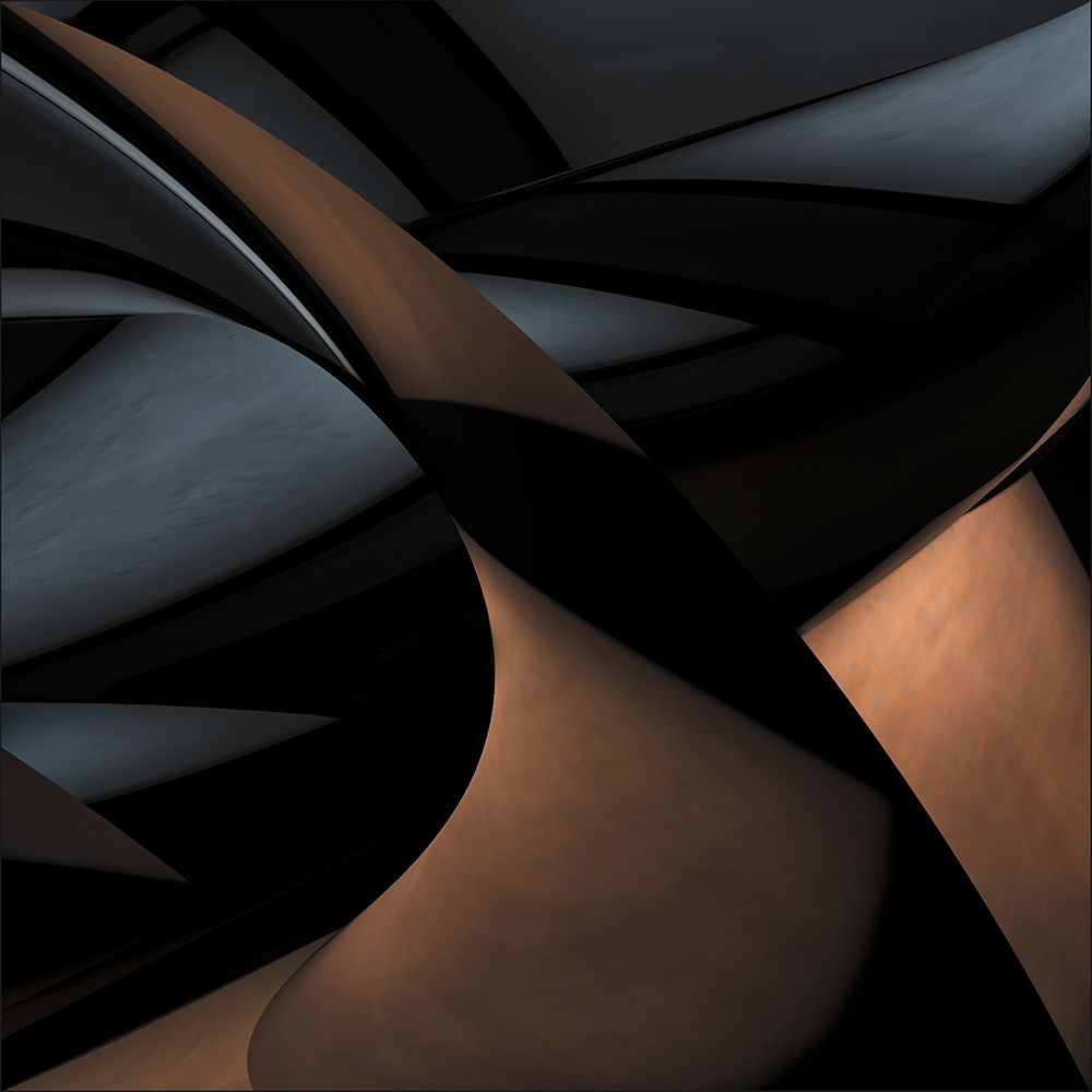 blue gold art print by Gilbert Claes for $57.95 CAD