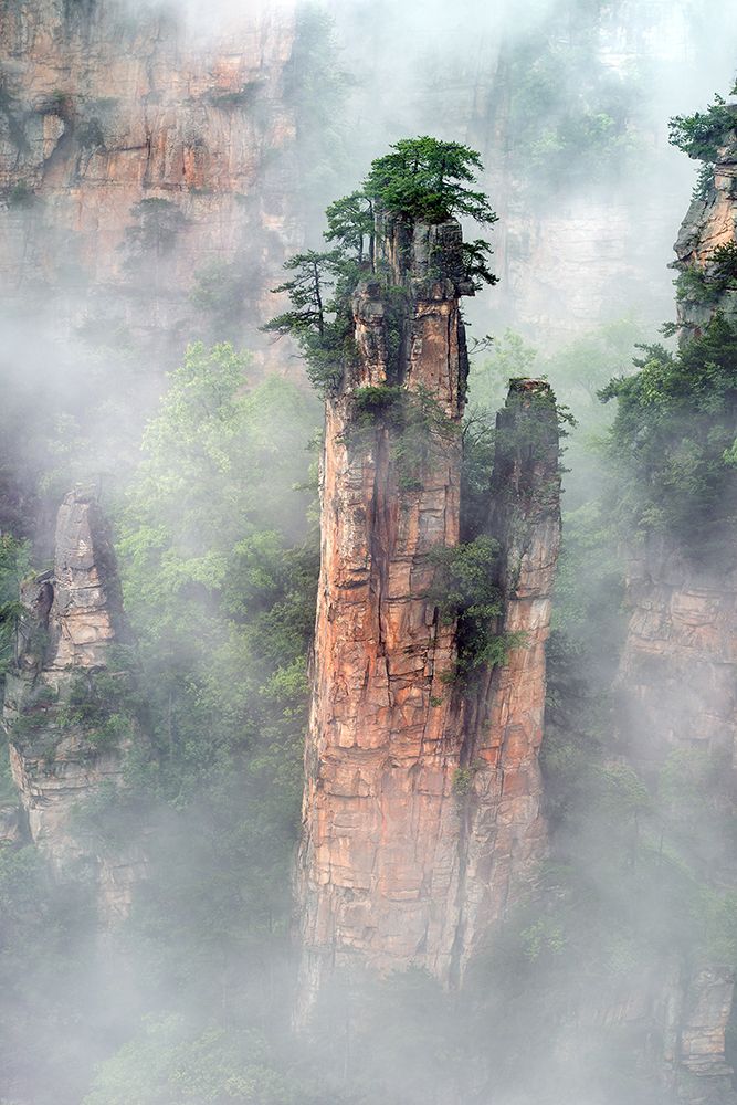 Zhangjiajie art print by Hua Zhu for $57.95 CAD
