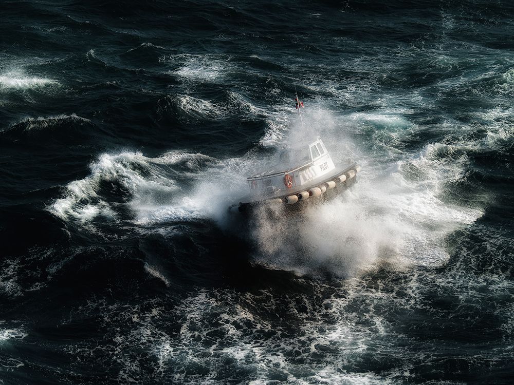The Boat In The Tempest art print by Alain Mazalrey for $57.95 CAD