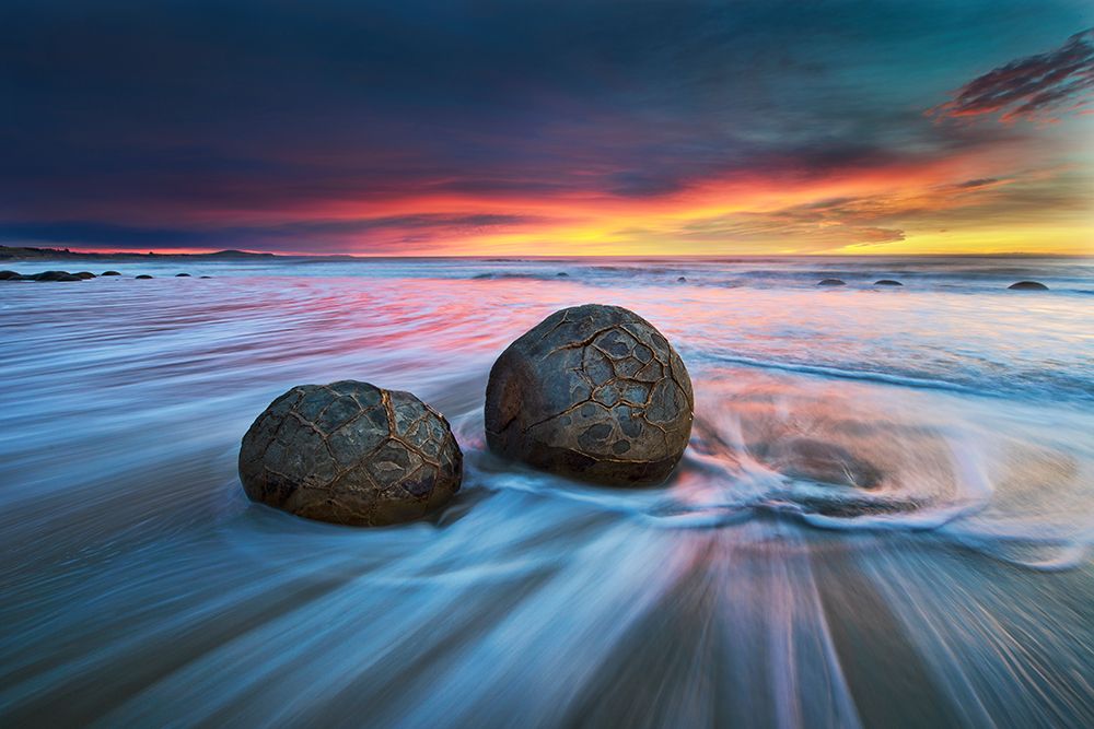 Moeraki Boulders art print by Yan Zhang for $57.95 CAD