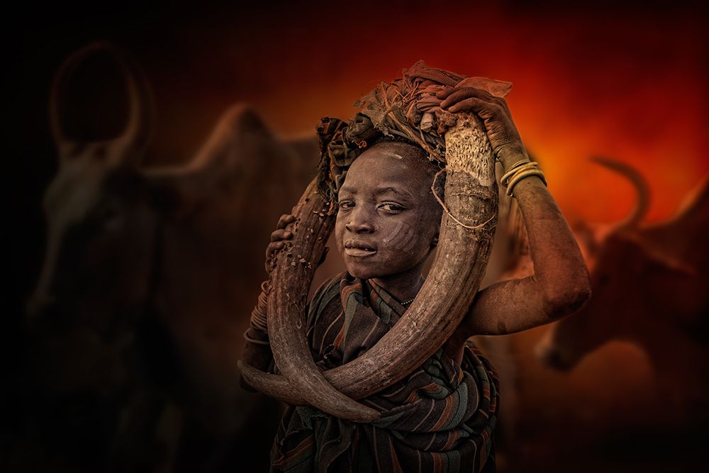 Boy From Mursi Tribe art print by Svetlin Yosifov for $57.95 CAD