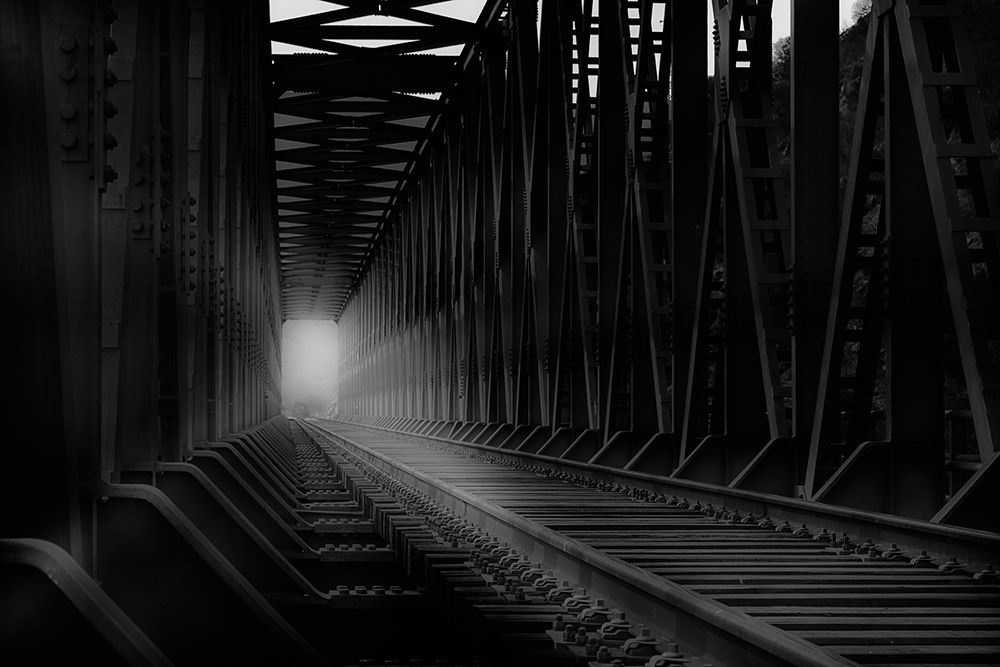 Empty bridge art print by Olavo Azevedo for $57.95 CAD